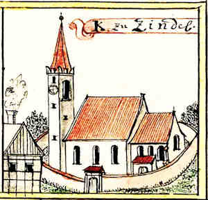 K. zu Zindel - Koci, widok oglny